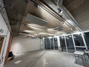 Photo de galerie - Pose de liminaire + Canalis