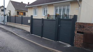 Photo de galerie - Portail + portillon 