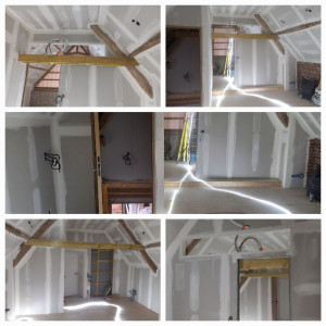 Photo de galerie - Extension d'une maison chambre , salle de jeux et sanitaire  ( après ) 