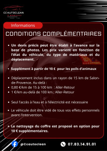 Photo de galerie - Conditions complémentaires 