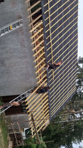 Photo de galerie - Calage chevrons pose sous toiture contre lattages 