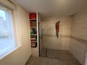 Photo de galerie - Création d une salle de bain, douche italienne 