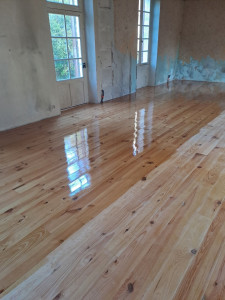 Photo de galerie - Pose de parquet - Revêtement de sol