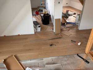 Photo de galerie - Pose de parquet - Revêtement de sol
