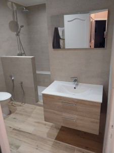 Photo de galerie - Pose meuble sdb