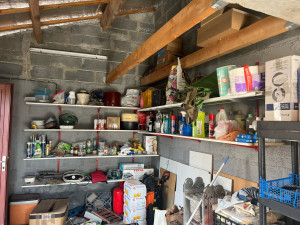 Photo de galerie - Dépoussiérage et rangement d’un garage, photo AVANT