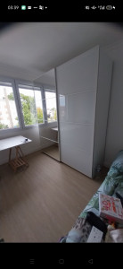 Photo de galerie - Montage dressing armoire ikea portes coulissantes