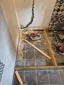 Photo de galerie - Installation de douche italienne 