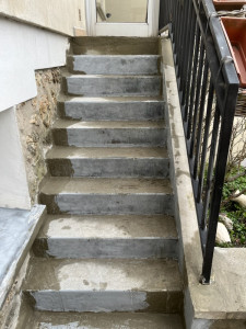 Photo de galerie - Réparation escalier (avant)