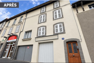 Photo de galerie - Réparation des fissures sur la façade et mise en peinture