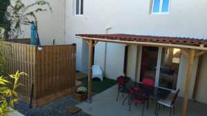 Photo de galerie - Rénovation extérieur  terrasse posé de baie vitré avec terrasse extérieure 