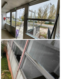 Photo de galerie - NETTOYAGE VITRERIE 