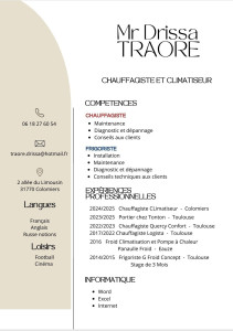 Photo de galerie - Mon cv