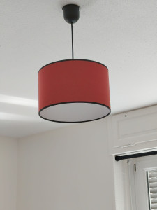 Photo de galerie - Installation luminaire en suspension 