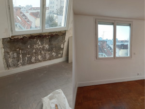 Photo de galerie - Reparation avec placo et peinture 