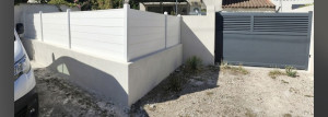 Photo de galerie - Enduit de muret 
​Mur de clôture 
​Rénovation extérieure
