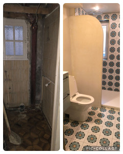 Photo de galerie - Transformation d'un WC en Sdb