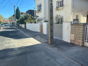 Photo de galerie - Rénovation clôture avec adaptation pour portail 