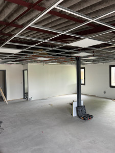 Photo de galerie - Pose de faux plafond