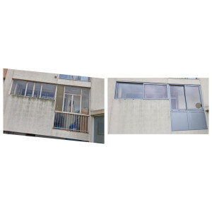 Photo de galerie - Installation menuiserie extérieur aluminium 