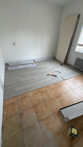 Photo de galerie - Sol parquet PVC 