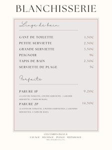 Photo de galerie - Lingerie - Repassage