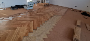 Photo de galerie - Pose de parquet - Revêtement de sol