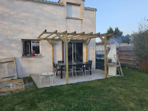 Photo de galerie - Réalisation d'une pergola 