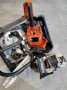 Photo de galerie - Gros nettoyage et remise en route d'une stihl MS 250 C