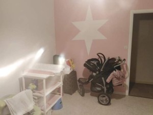 Photo de galerie - Chambre pour enfant faites par mes soins, l'étoile je l'ai faite à mains levée.
