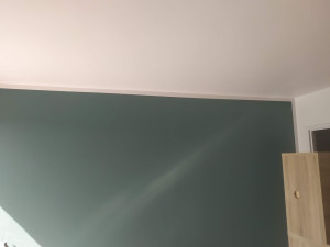 Photo de galerie - Peinture induit général plafond sur un mur avec des couleurs 