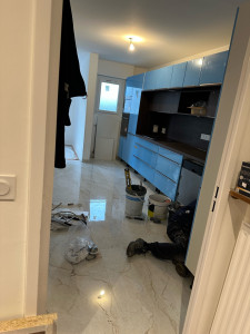 Photo de galerie - Cuisine équipé et carrelage 