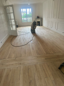 Photo de galerie - Ponçage de parquet 