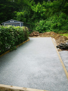 Photo de galerie - Création terrain de pétanque