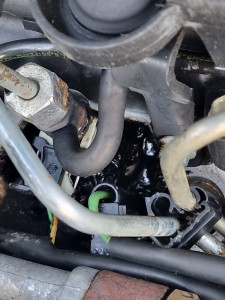 Photo de galerie - Changement d'injecteur ainsi que joint d'injecteur problème réglé