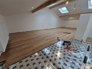 Photo de galerie - Pose parquet 