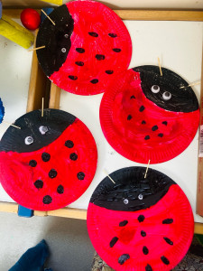 Photo de galerie - Activités coccinelles réalisées par les enfants 