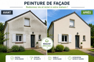 Photo de galerie - Peinture de façade