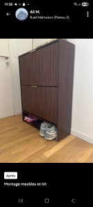 Photo de galerie - Meuble de rangement à chaussures