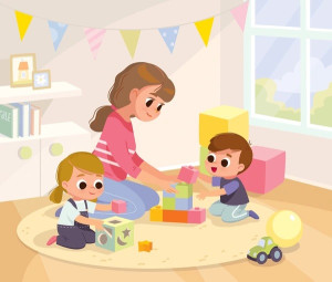 Photo de galerie - Baby-sitting : ? Douce et attentionnée, je propose du baby-sitting pour bébés et enfants en toute confiance.