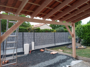 Photo de galerie - Carport douglas 