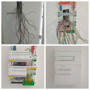 Photo de galerie - Création de tableaux électrique 2 rangée 
