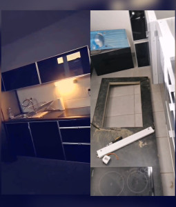 Photo de galerie - Montage cuisine et plans de travail 