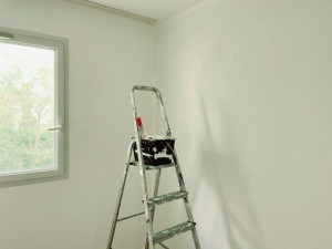 Photo de galerie - Rénovation d'un appartement peinture intérieur saint nazaire boulevard de la libération 