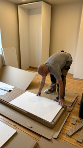 Photo de galerie - Montage dressing IKEA PAX 