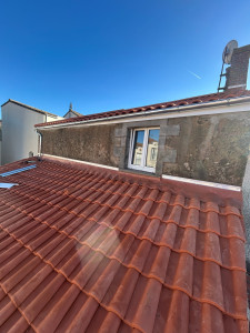 Photo de galerie - Changement de couverture avec zinguerie