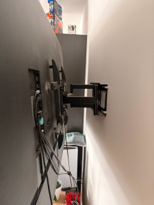 Photo de galerie - Fixation télé au mur 