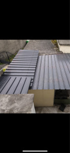 Photo de galerie - Remplacement toit garage bac acier
