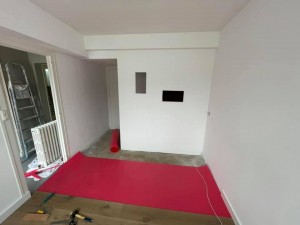 Photo réalisation - Peinture - Tapisserie - Ludovic (Ludo Rénov) - Seiches-sur-le-Loir : Rénovation plafond mur sol