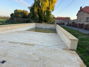 Photo de galerie - Mur en pierre achevé avec succès.